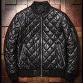 New autumn and winter cotton leather jacket men's Haining baseball casual motorcycle uniform sheepskin simple leather jacket