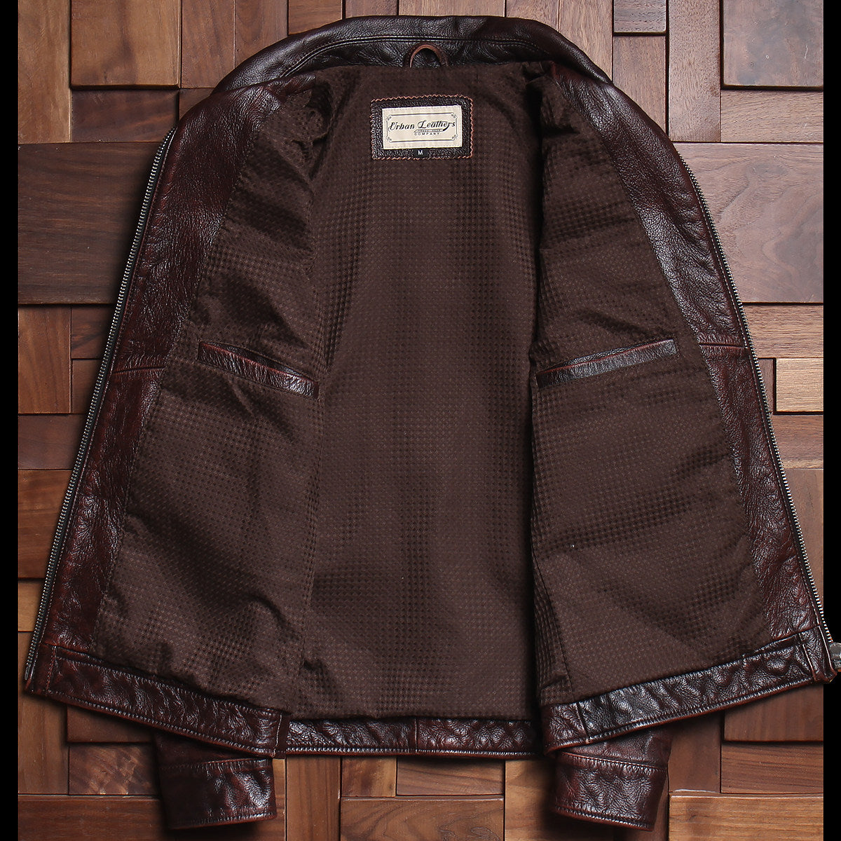 New high-quality M65 hunting outfit top layer cowhide leather leather jacket men's lapel motorcycle jacket vintage distressed leather jacket