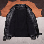 Harley motorcycle uniform pure top layer cowhide leather jacket for men can remove the liner and add protective gear Motorcycle leather jacket