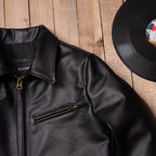 Heavy 1930 vintage top layer cowhide lapel men's leather jacket fashion casual classic leather jacket jacket